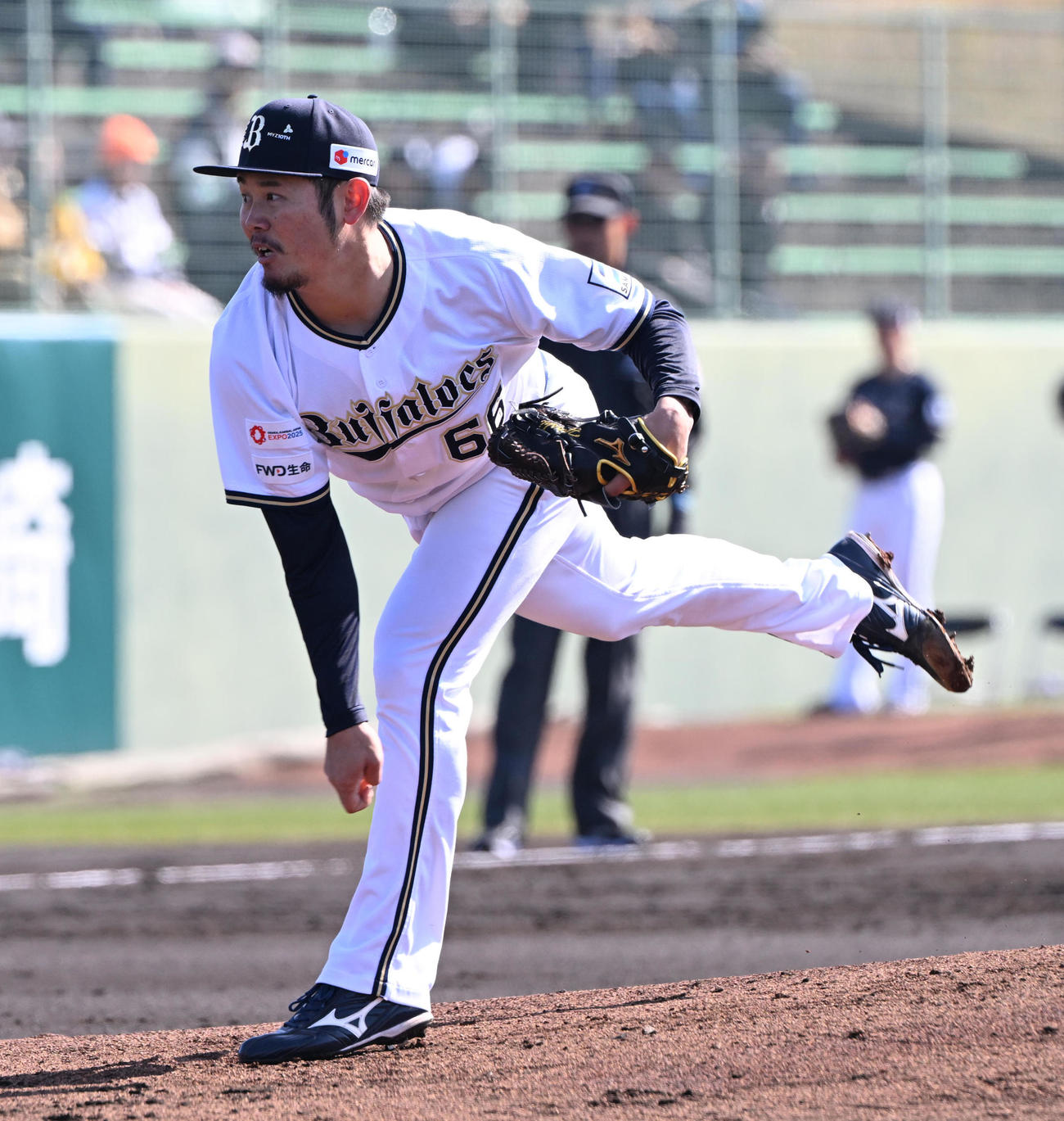 オリックス鈴木博志（2024年2月12日撮影）