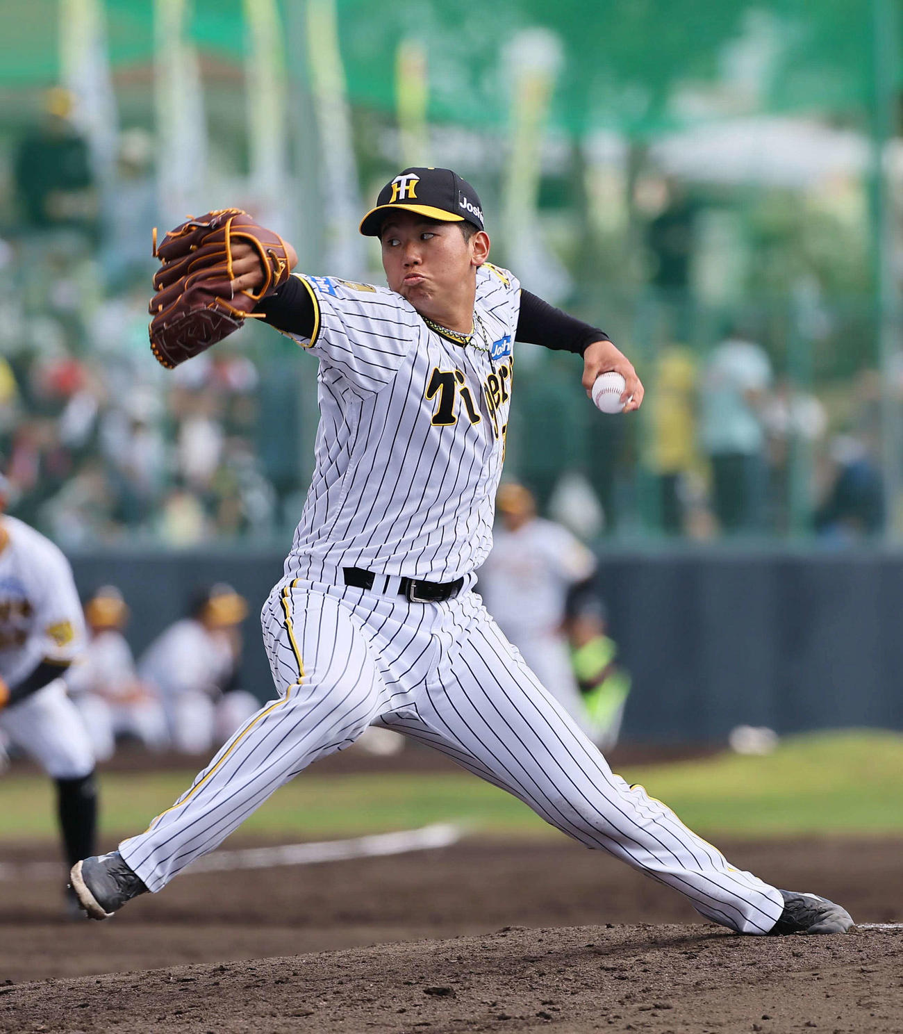 17日の楽天戦で3イニング無失点に抑えた門別（撮影・上田博志）