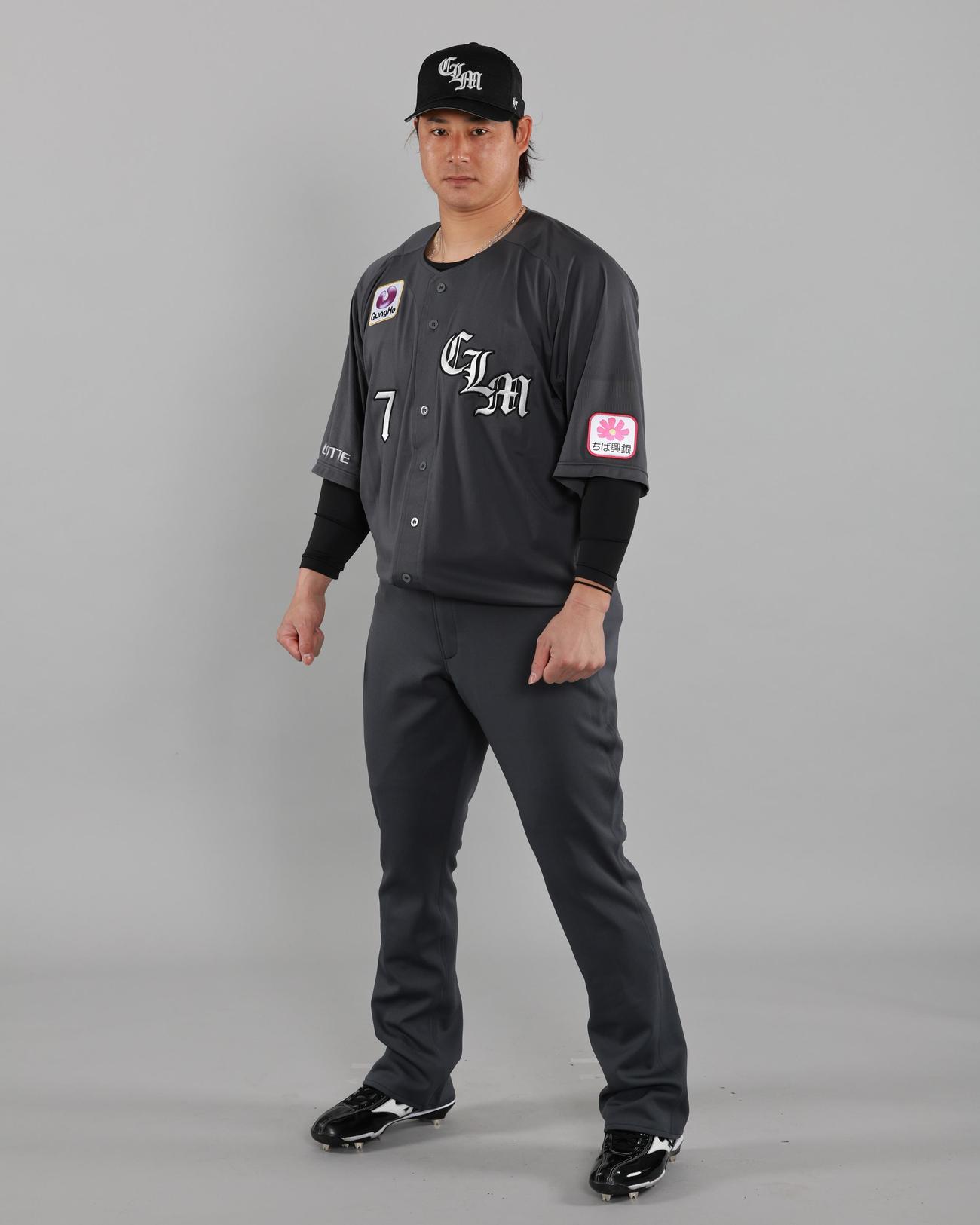 NEO CLASSIC EDITIONユニホームを着用した藤岡（球団提供）