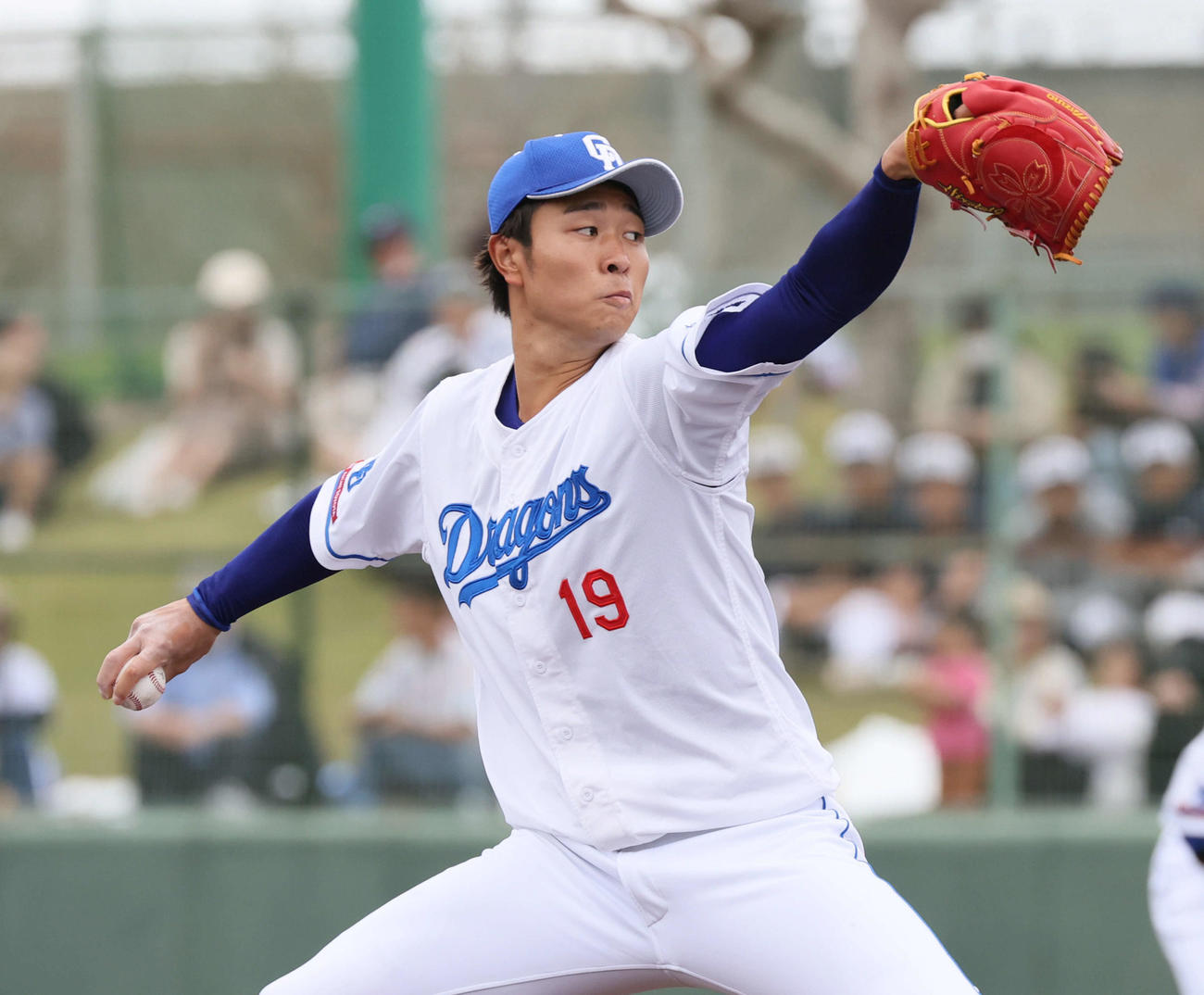 中日対広島　中日先発の高橋宏（撮影・加藤孝規）