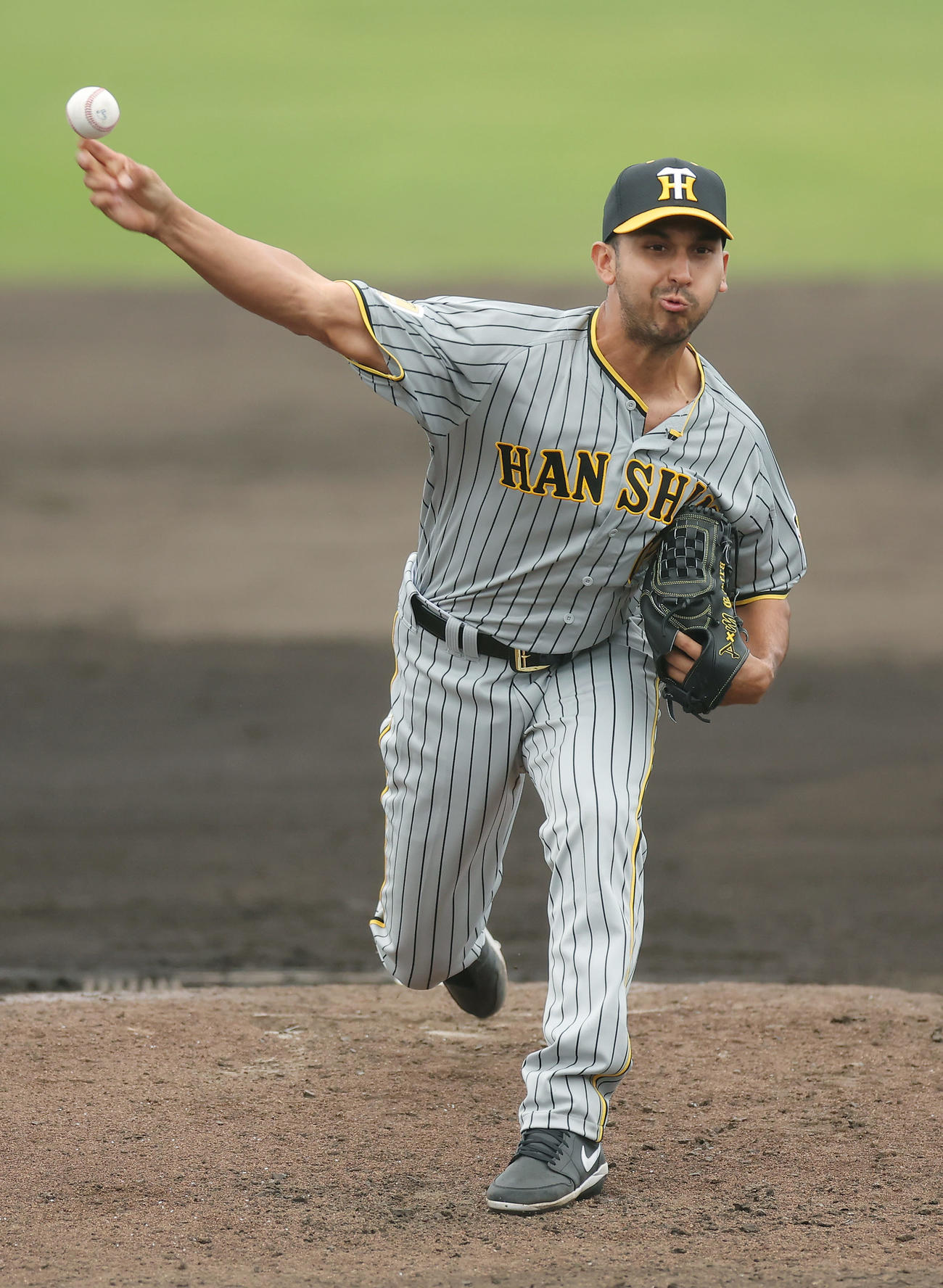 中日対阪神　力投する阪神2番手のゲラ（撮影・前田充）