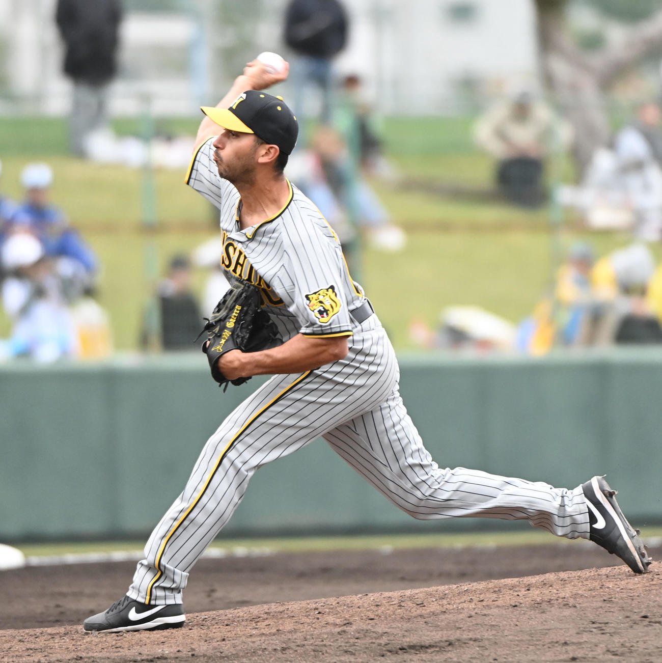 中日対阪神　4回裏、阪神2番手で登板するゲラ（撮影・森本幸一）