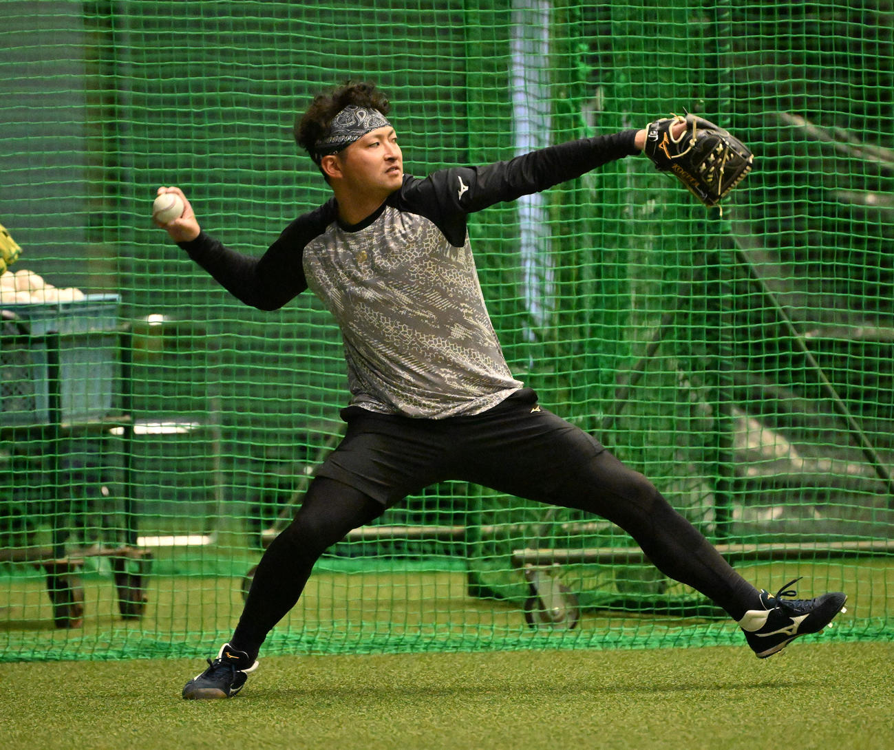 オリックス小木田敦也（2024年1月23日撮影）