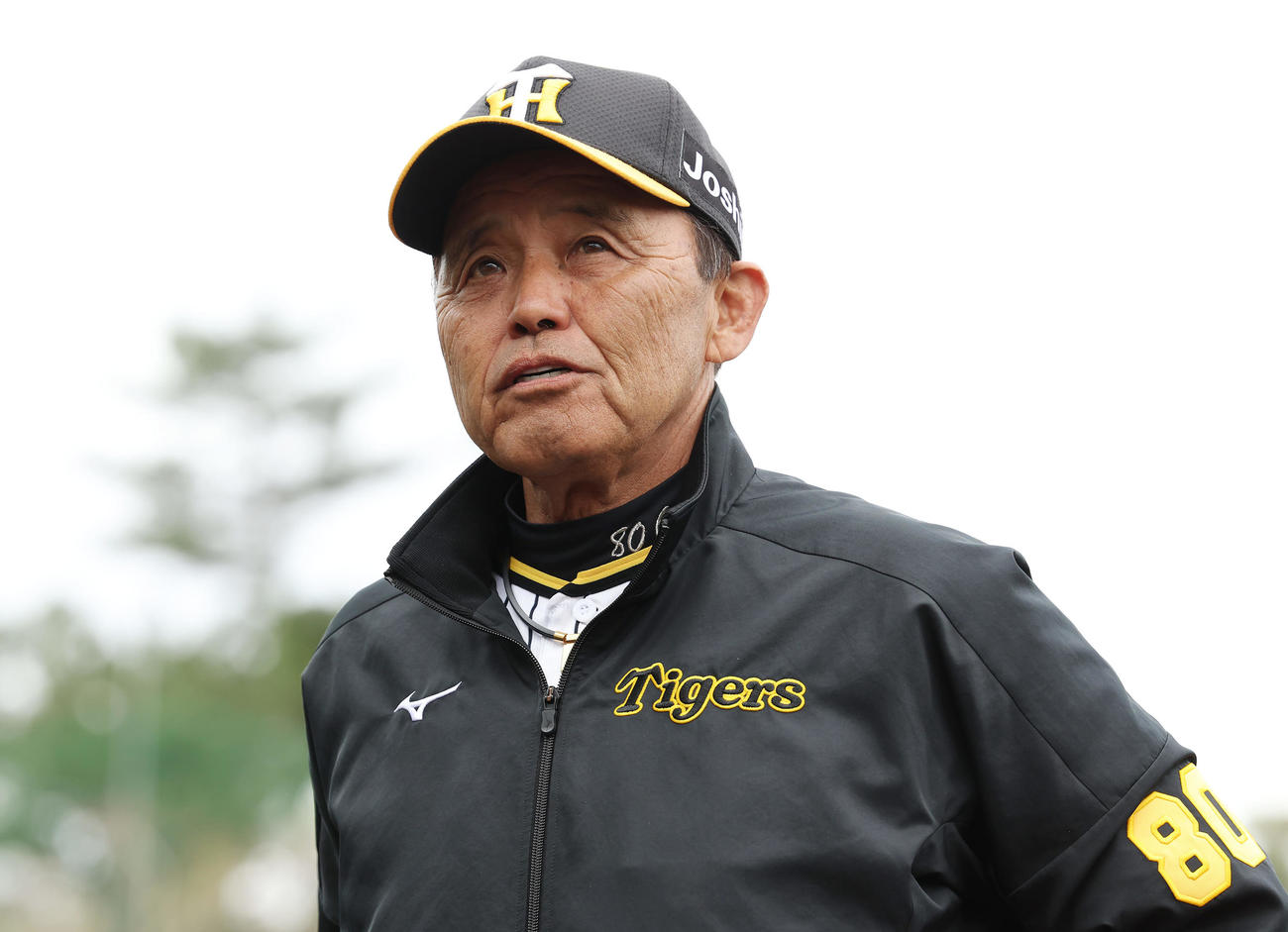 阪神岡田監督（2024年2月27日撮影）