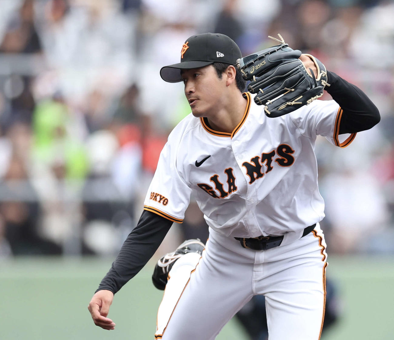 巨人西舘勇陽（2024年2月25日撮影）