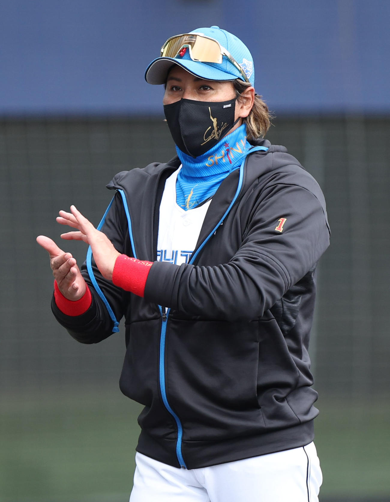 日本ハム新庄監督（2024年2月24日撮影）
