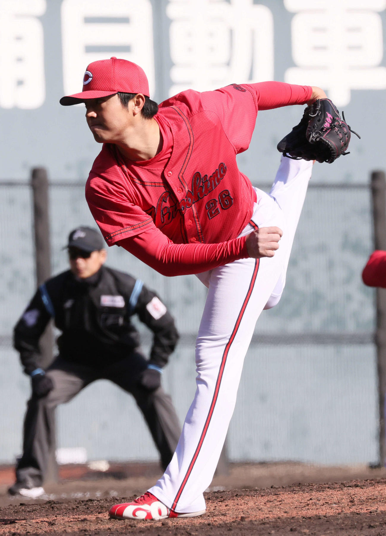楽天対広島　6回裏楽天、広島3番手の益田（撮影・加藤孝規）