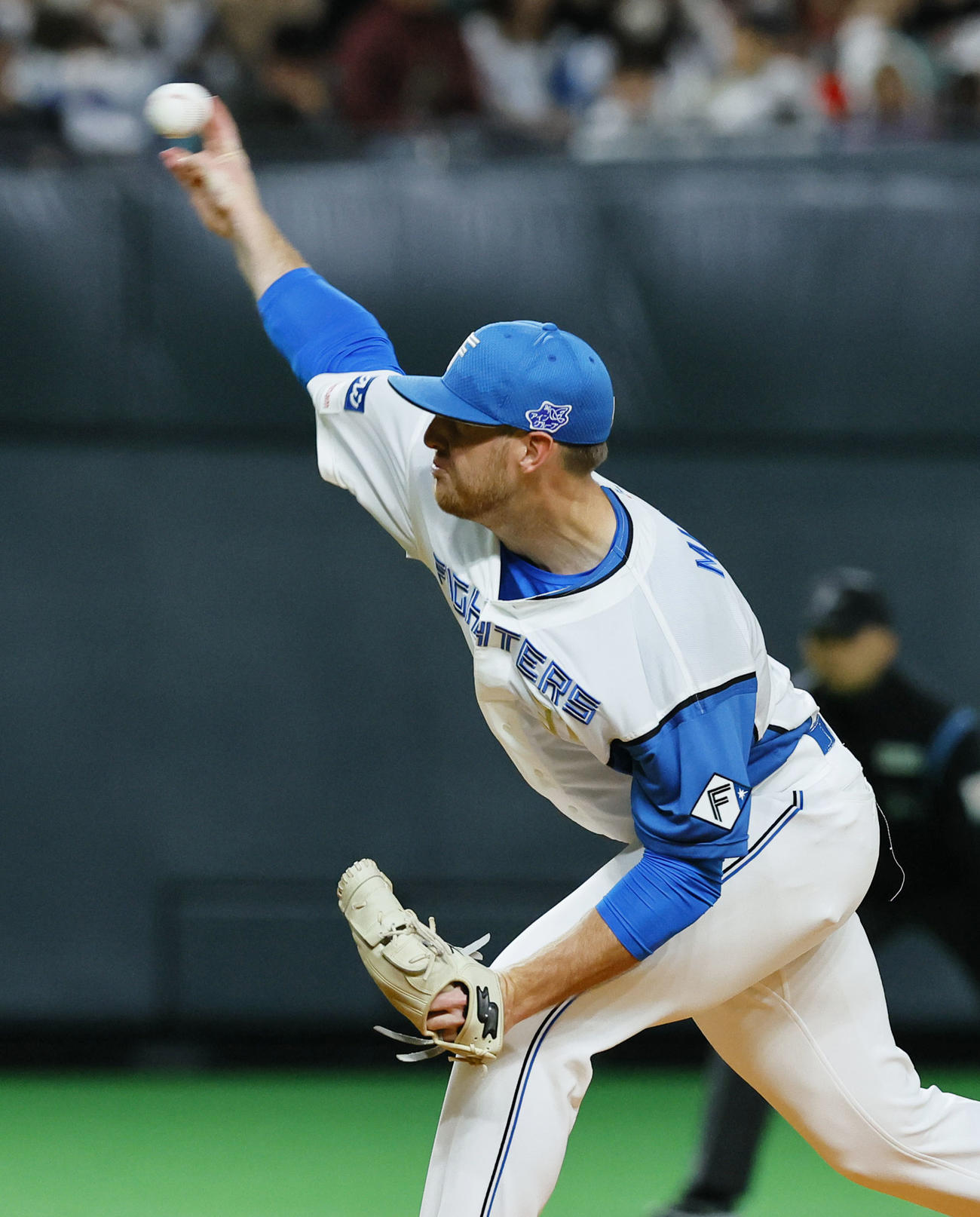 日本ハム対阪神　阪神戦に先発した日本ハム・マーフィー（撮影・藤尾明華）