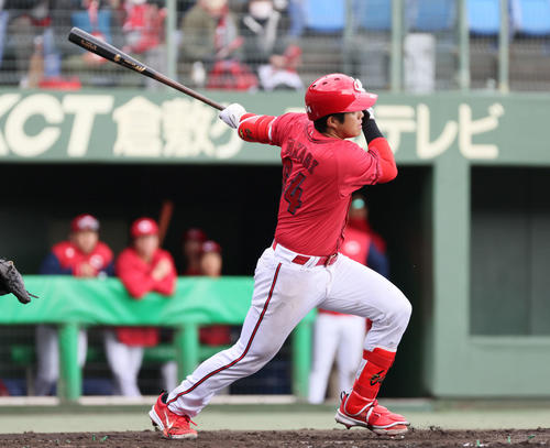 【広島】高木翔斗が逆転２点打「申し訳ない気持ちが強かった」２点献上した守備ミス振り返り反省