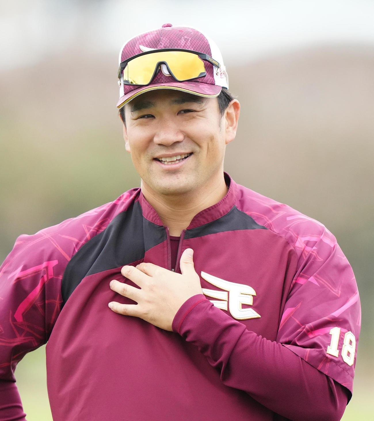 楽天田中将大（2024年2月25日撮影）