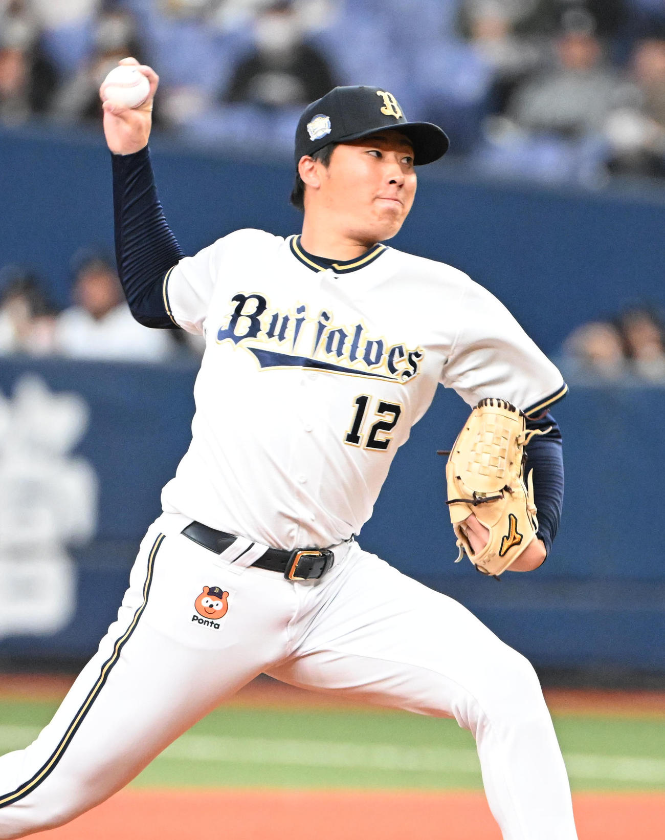 オリックス対中日　先発するオリックス東（撮影・和賀正仁）