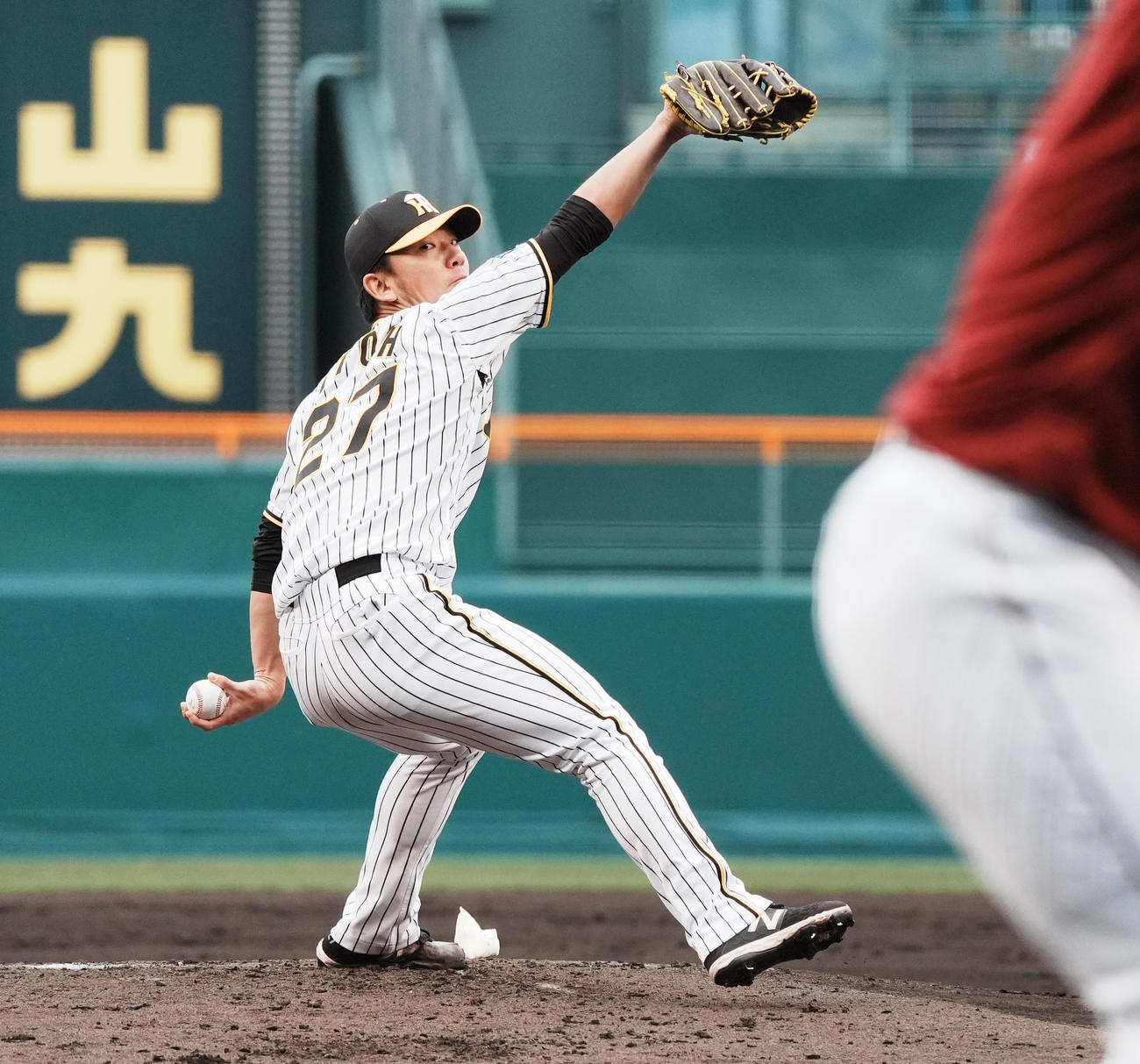 阪神対楽天　阪神先発の伊藤将（撮影・清水貴仁）