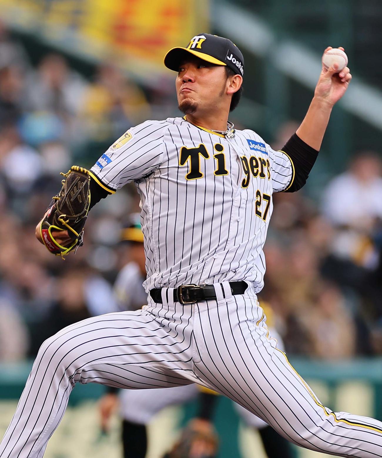 阪神対楽天オープン戦　阪神先発の伊藤将（撮影・上田博志）