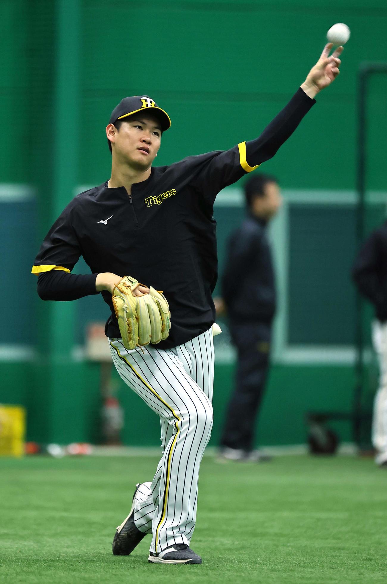 阪神及川雅貴（2024年3月撮影）