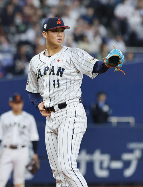 侍ジャパン】井端監督、山下舜平大を称賛「日本の先発の一角に入って