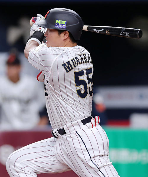 侍ジャパン】村上宗隆が4番の威厳 初回先制打「結果を残すにつれて
