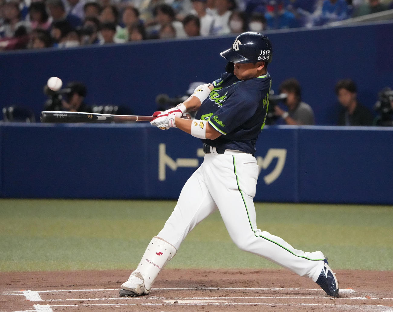 ヤクルト丸山和郁（2023年8月31日撮影）