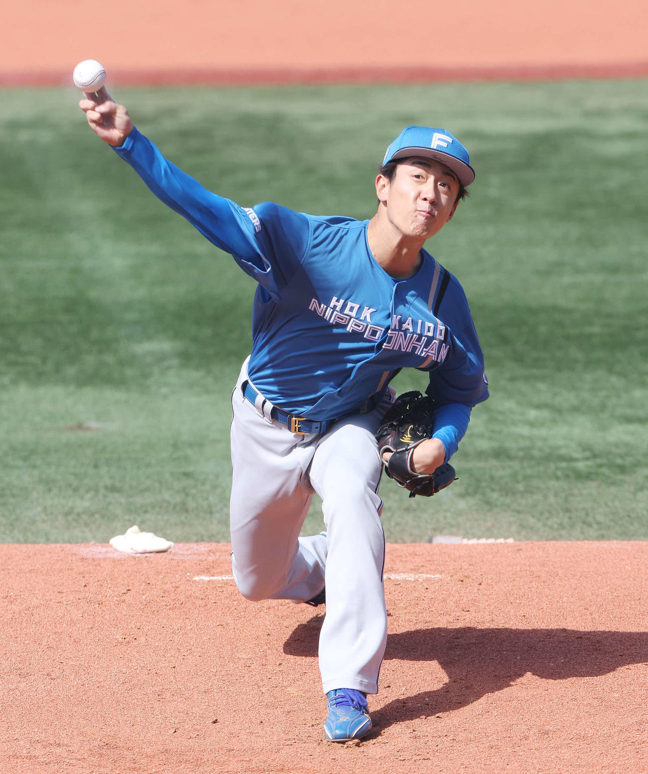 DeNA対日本ハム　日本ハム先発の北山（撮影・宮地輝）