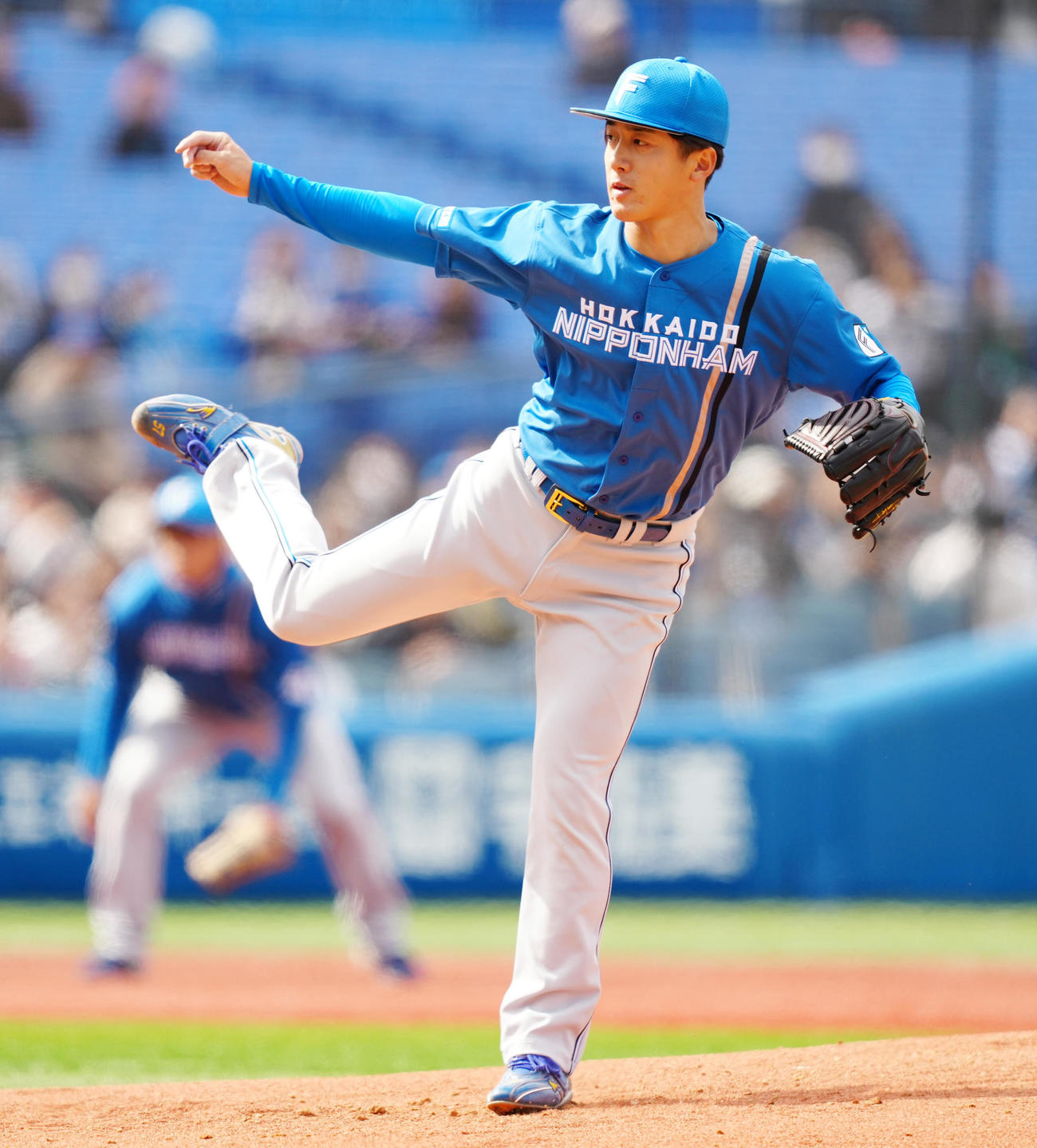 DeNA対日本ハム　日本ハム先発の北山（撮影・江口和貴）