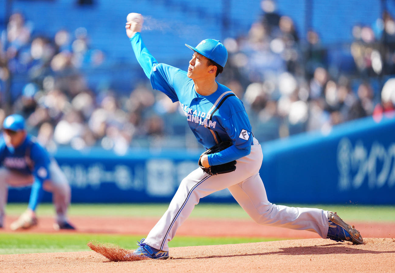 DeNA対日本ハム　日本ハム先発の北山（撮影・江口和貴）