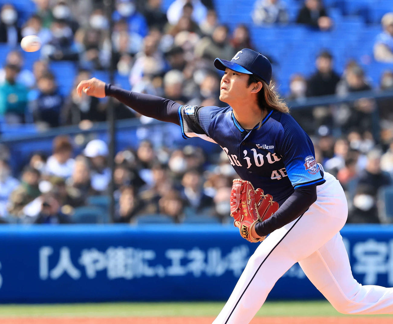 DeNA対西武　西武先発の今井達也（撮影・浅見桂子）