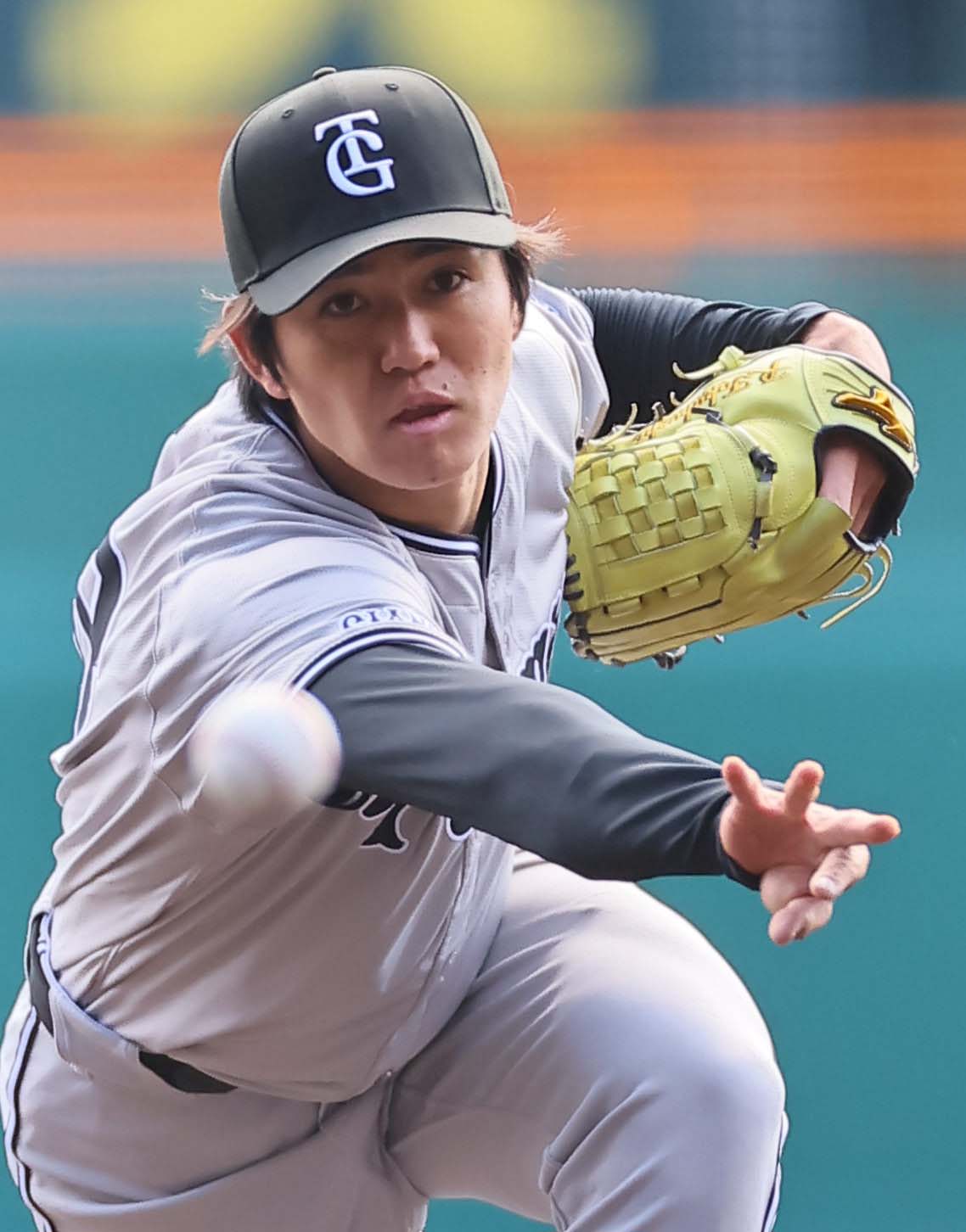 阪神対巨人　力投する巨人先発の高橋礼（撮影・上田博志）
