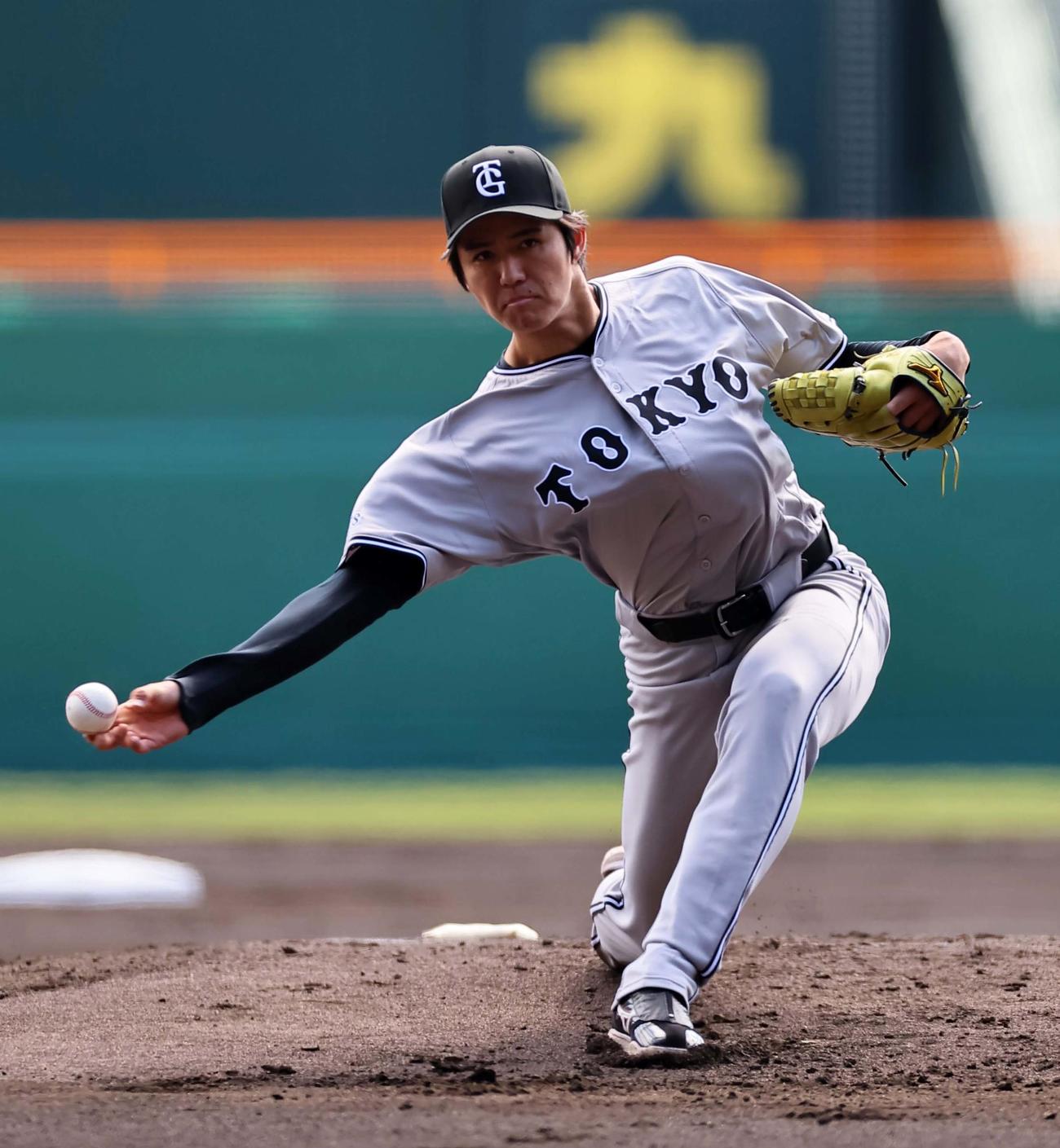 阪神対巨人　巨人先発の高橋礼（撮影・上田博志）