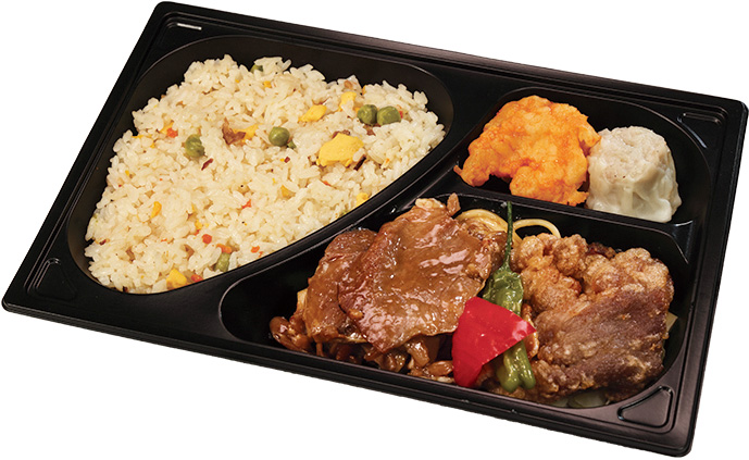中野の生姜焼き×チャーハン弁当（球団提供）