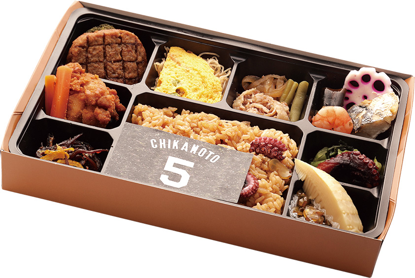 淡路島出身！近本のタコ飯幕の内弁当（球団提供）