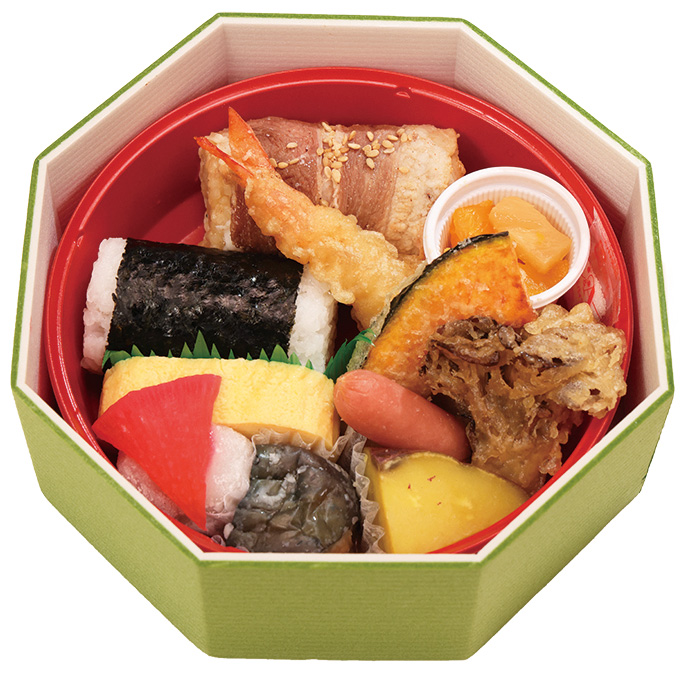 湯浅のキュートなおむすび弁当（球団提供）