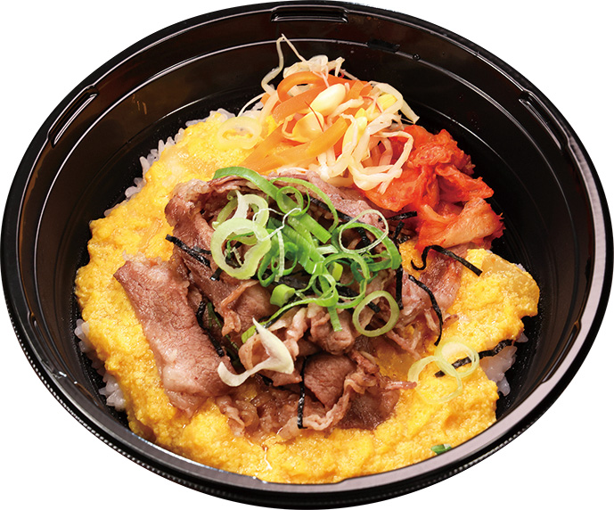 国産牛使用！岡田監督のにんにく塩カルビ丼（球団提供）