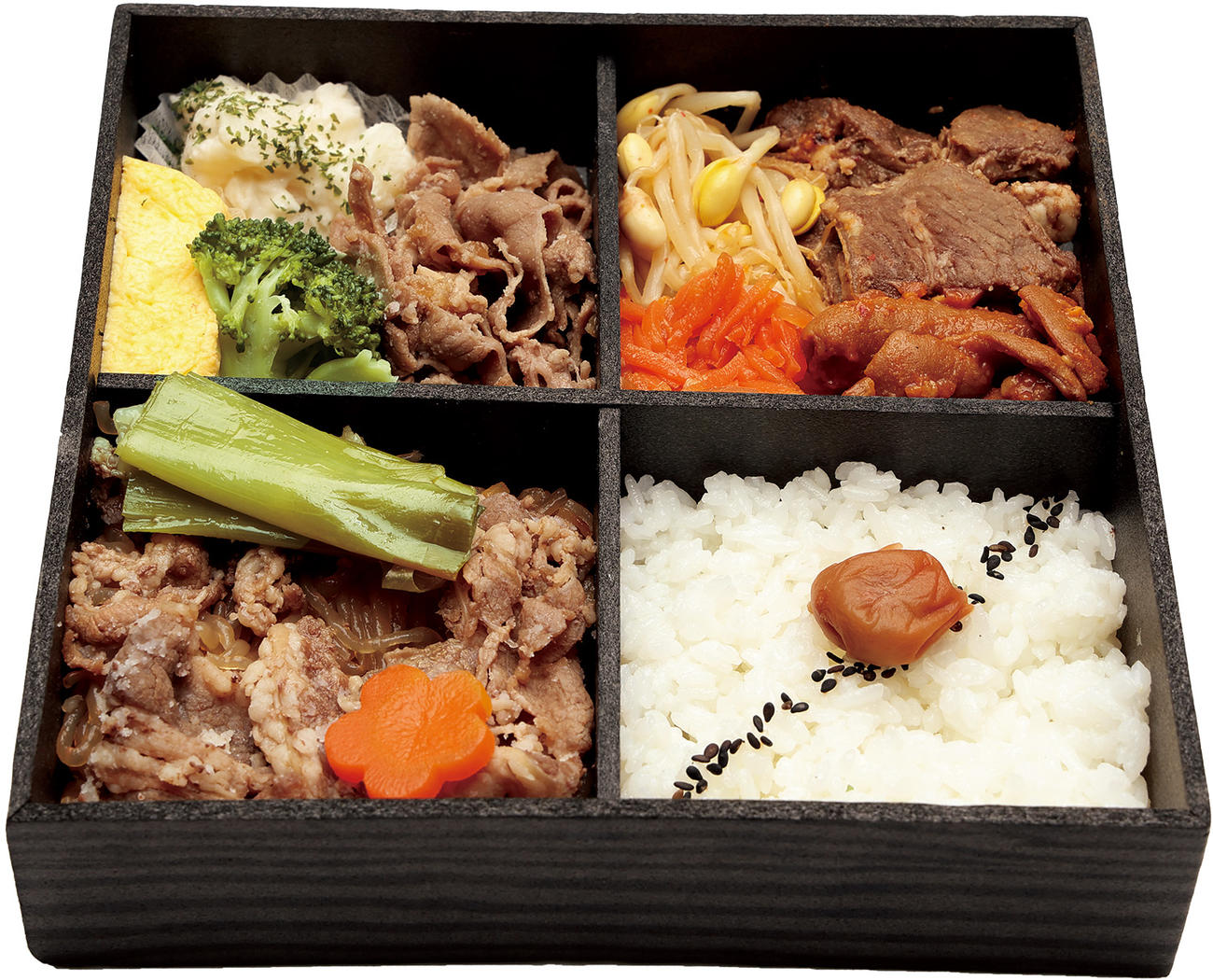 サトテルのトリプル牛肉弁当（球団提供）