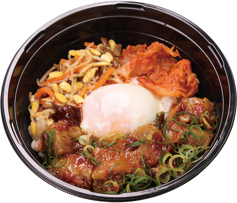 サトテルの豪快！牛すじビビンバ丼（球団提供）