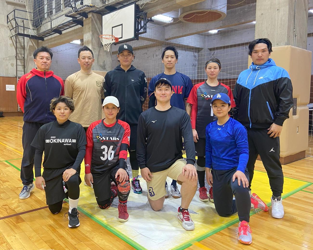 「侍ジャパン　Baseball5代表」のメンバー（NPBエンタープライズ提供）