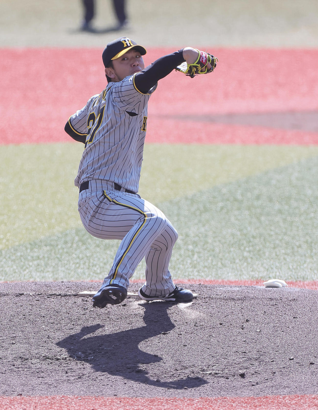 ロッテ対阪神　阪神先発の伊藤将（撮影・足立雅史）