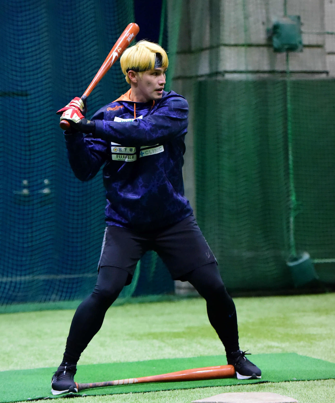 初めて練習を公開したオイシックス陽岱鋼