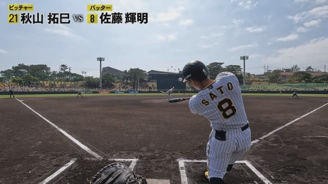 投球体感映像・審判カメラ映像（甲子園球場提供）