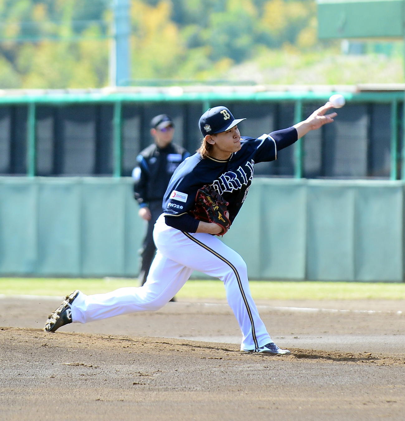 5回2安打無失点と好投したオリックス先発の宮城