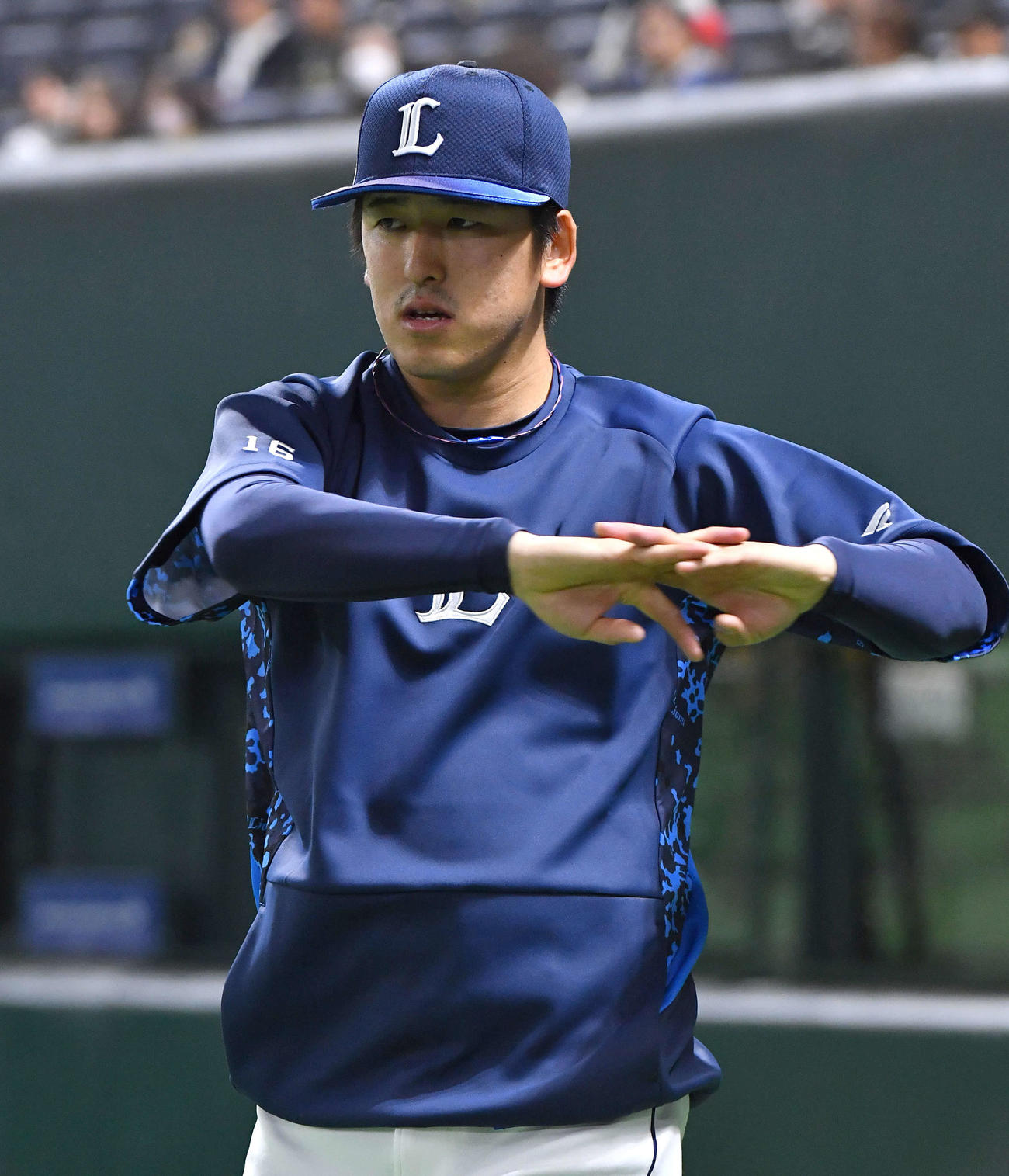 西武隅田知一郎（2024年3月撮影）