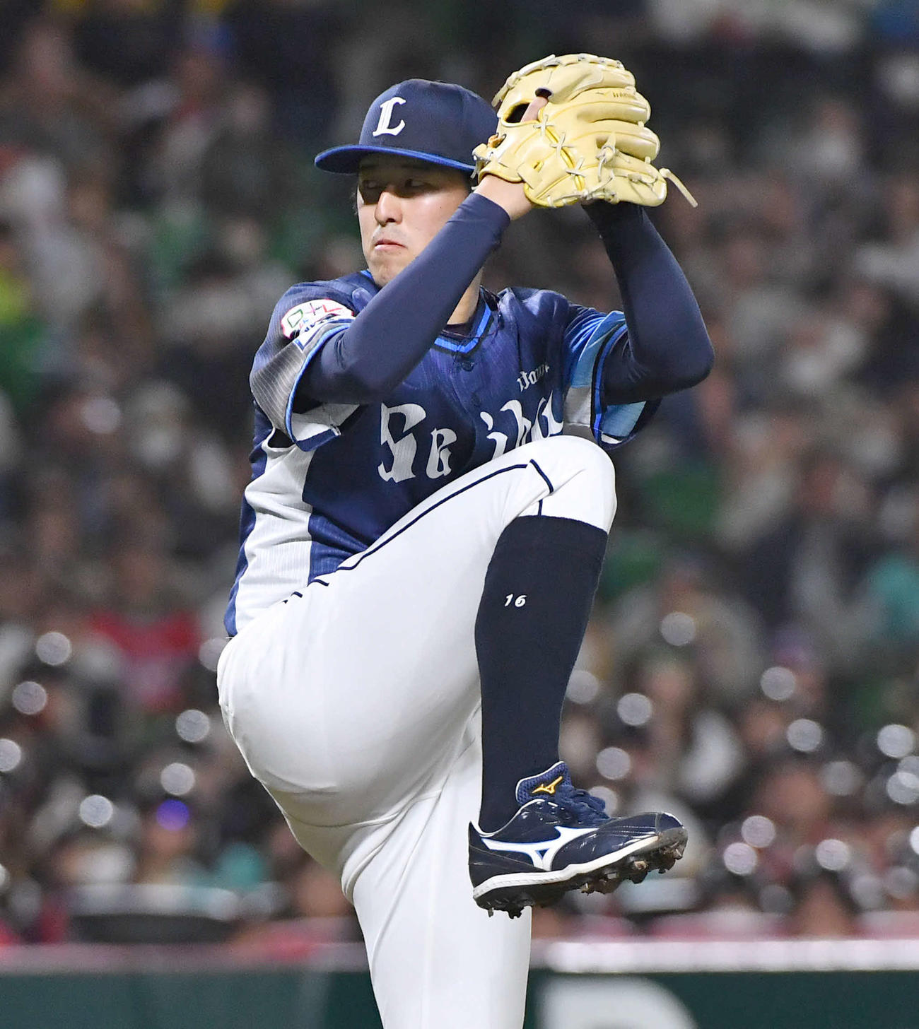 ソフトバンク対西武　西武先発の隅田（撮影・岩下翔太）