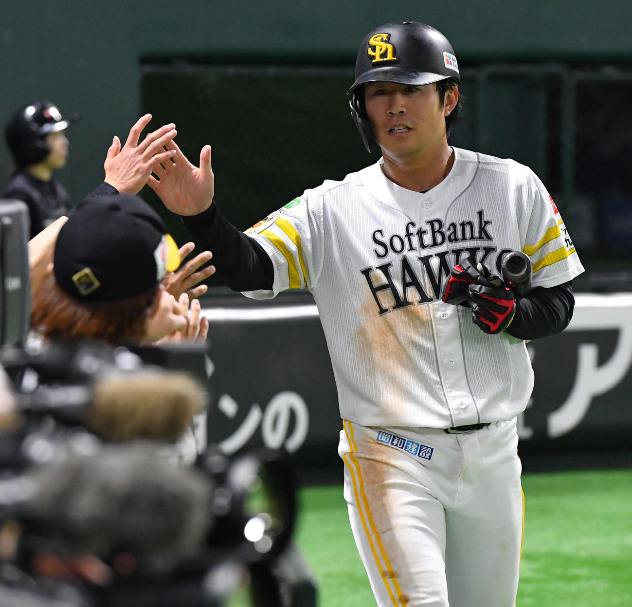 ソフトバンク川村友斗（2024年3月17日撮影）