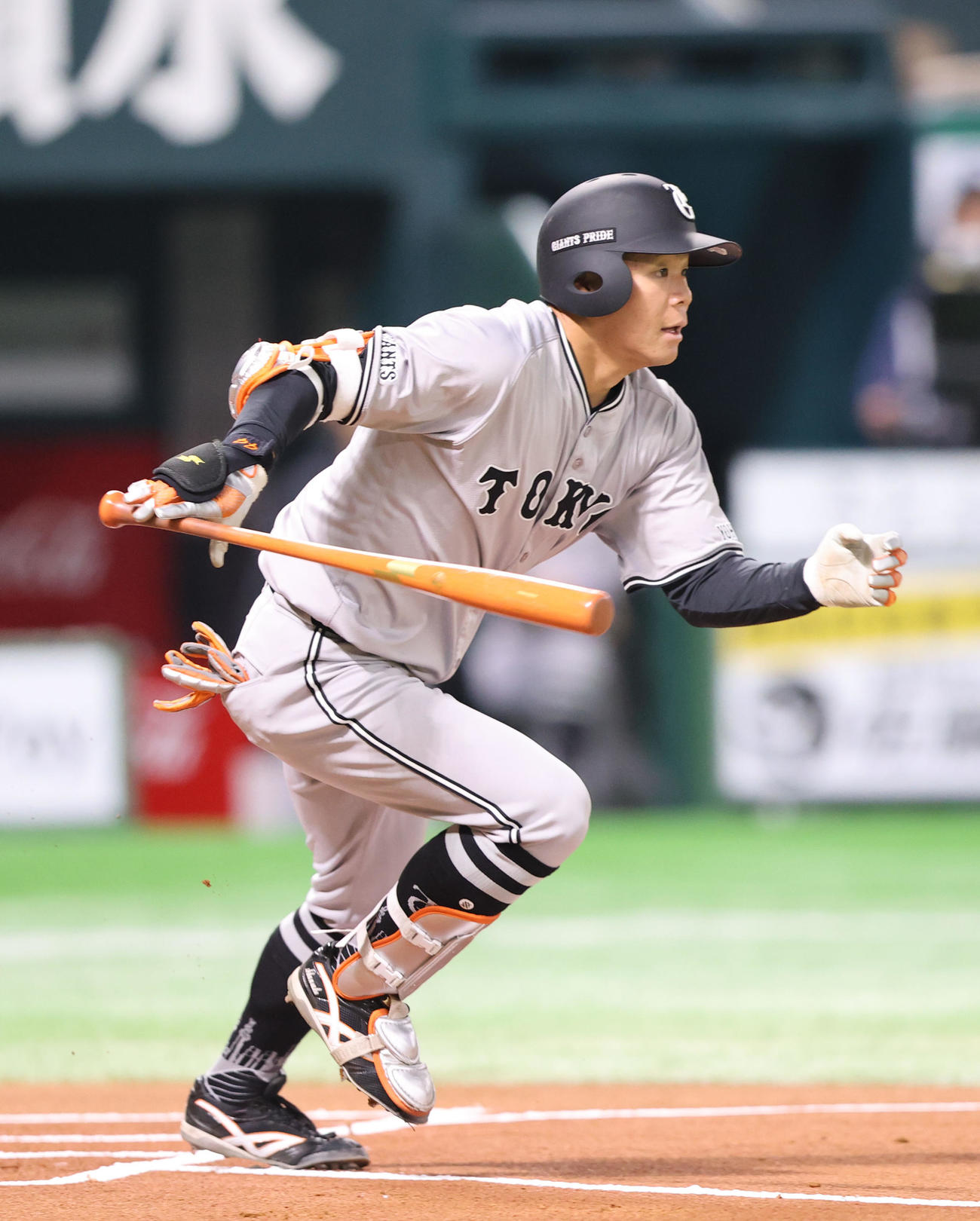 巨人佐々木俊輔（2024年3月14日撮影）