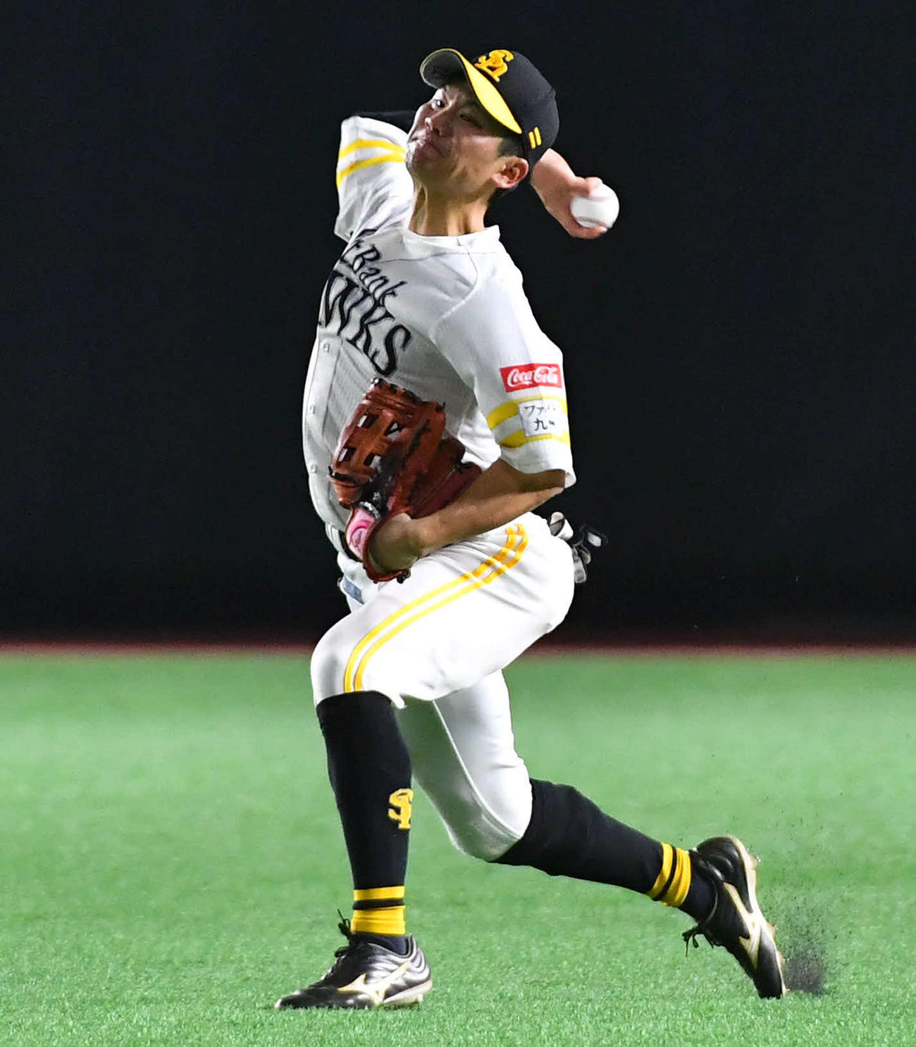 ソフトバンク緒方理貢（2024年3月17日撮影）