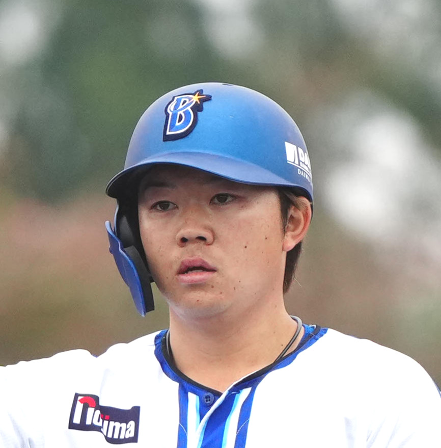DeNA楠本泰史（2024年2月撮影）