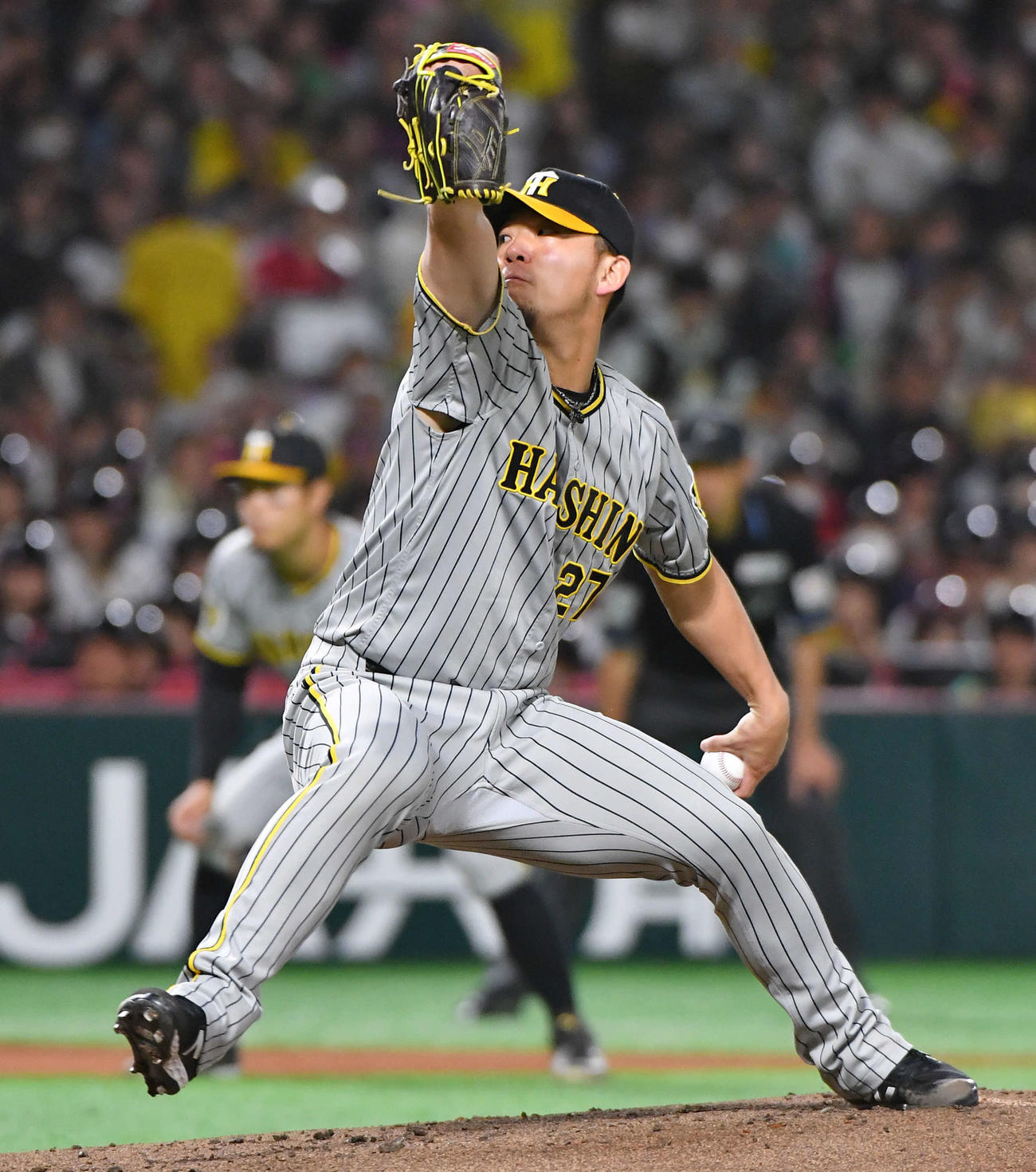 ソフトバンク対阪神　阪神先発の伊藤将（撮影・岩下翔太）