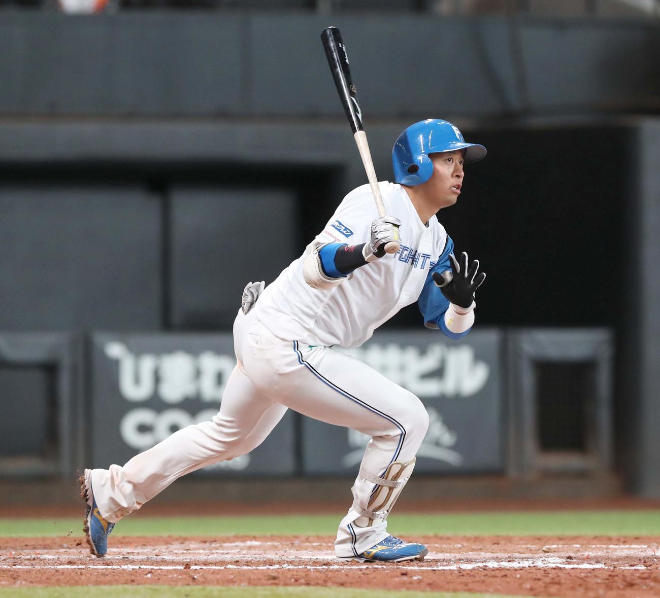 日本ハム古川裕大（2024年3月1日撮影）