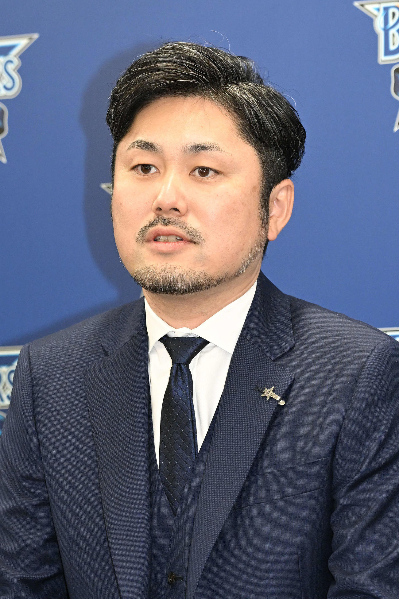 DeNA萩原龍大チーム統括本部長（2023年1月27日撮影）