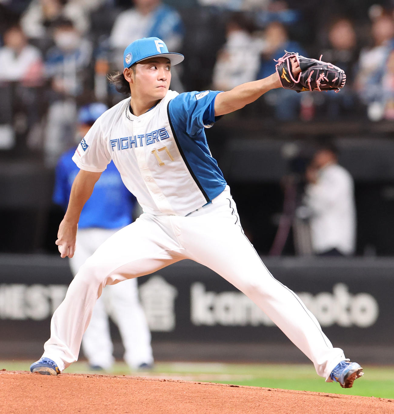 日本ハム対DeNA　日本ハム先発の伊藤（撮影・佐藤翔太）