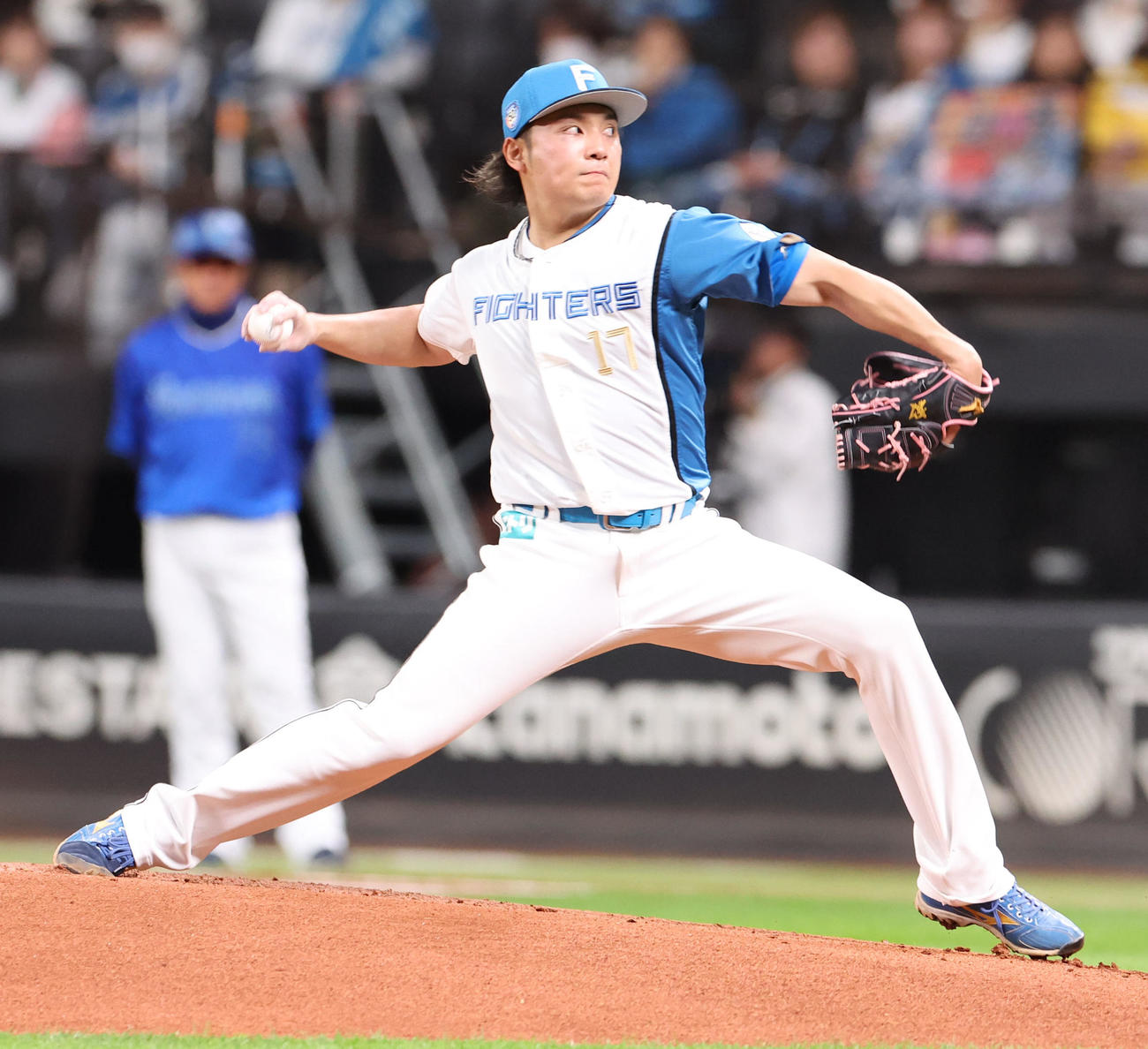 日本ハム対DeNA　日本ハム先発の伊藤（撮影・佐藤翔太）
