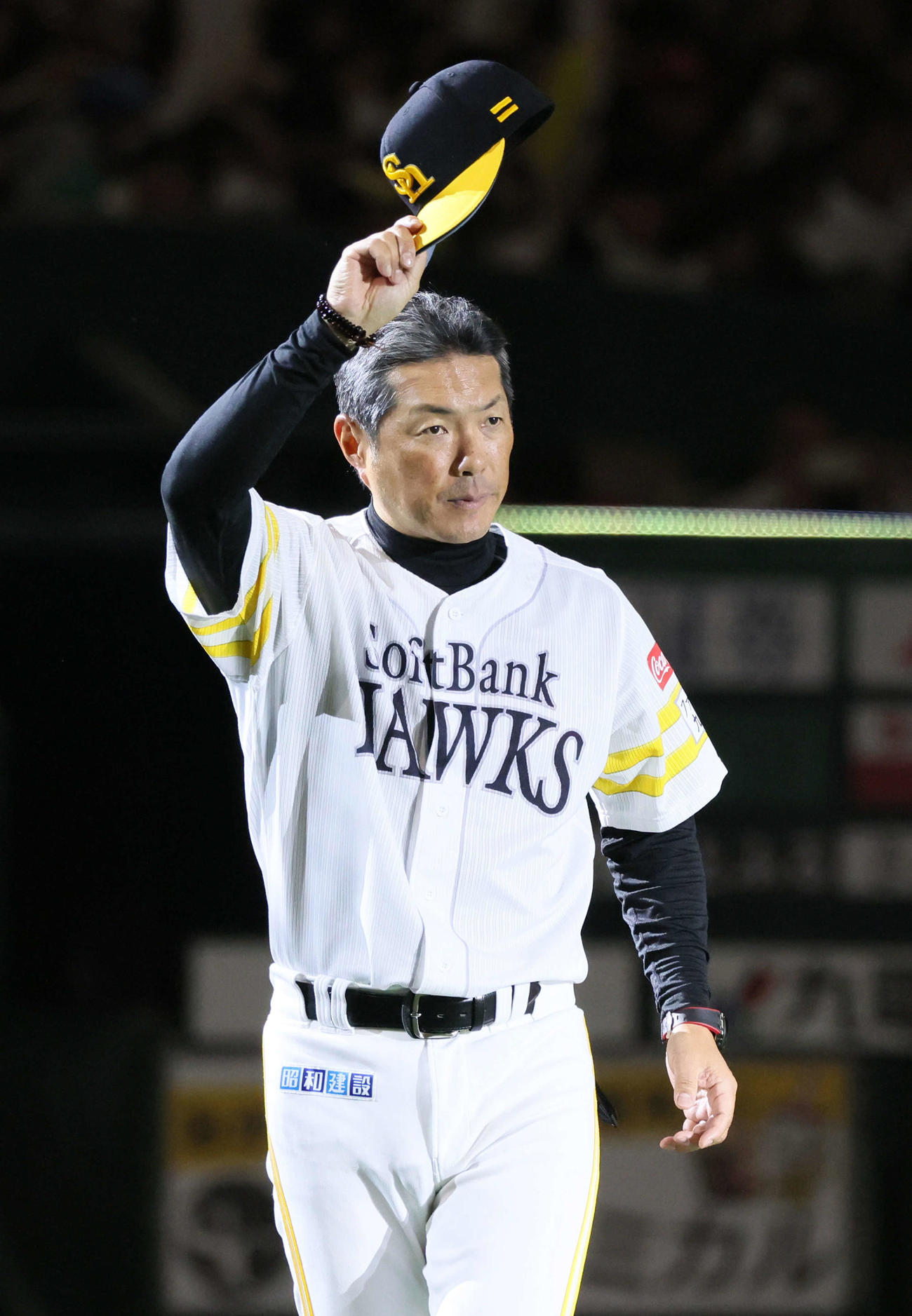 ソフトバンク対広島　広島に快勝したソフトバンク小久保監督（撮影・加藤孝規）